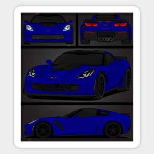 Z06 NAVY Sticker